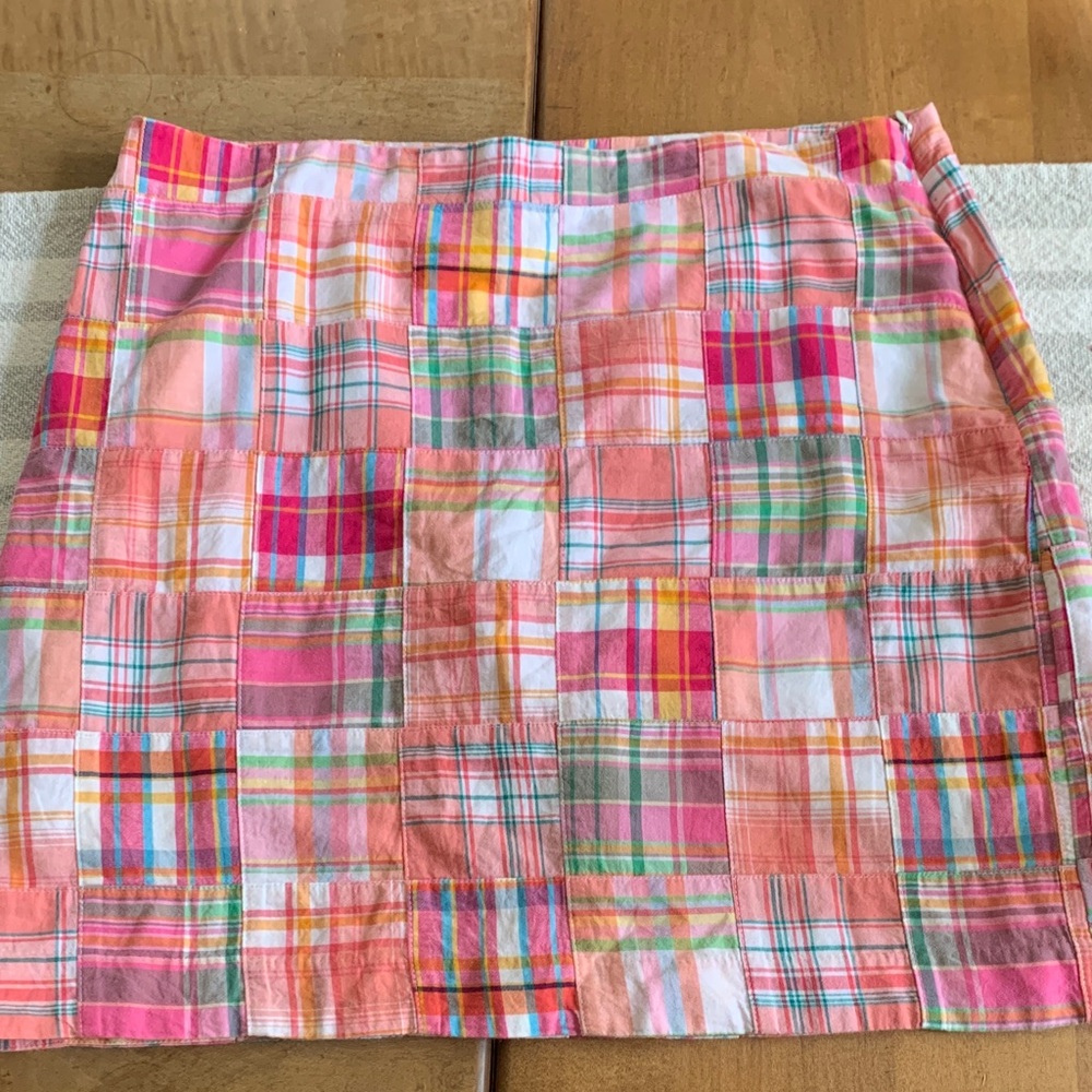 Talbots size 12 madras skirt preppy